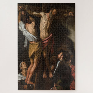 De kruisiging van Andreas door Caravaggio Legpuzzel