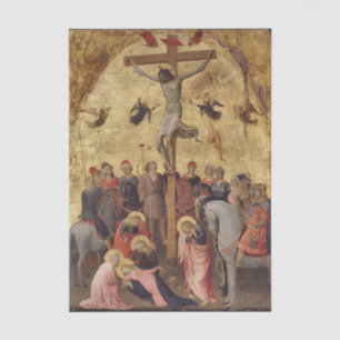 De kruisiging van Jezus door Fra Angelico Tissuepapier