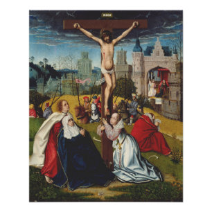 De kruisiging van Jezus door Jan Provost Perfect Poster