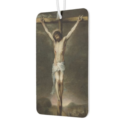 De kruisiging van Jezus luchtverfrisser (Links)