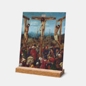 De kruisiging van Van Eyck Acryl Bord (Hoek)