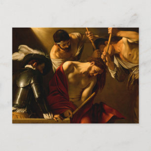 De kruising met Thorns door Caravaggio (1602-1604) Briefkaart