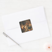 De kruising met Thorns Vierkante Sticker (Envelop)