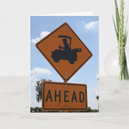 De kruising van het golf kaart (Voorkant)