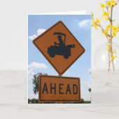 De kruising van het golf kaart (Gele Bloem)