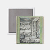 De kruising van Voltaire bij de theaterfrancais Magneet (Voorkant / Achterkant)