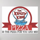 De Krusty Krab Pizza Poster (Voorkant)