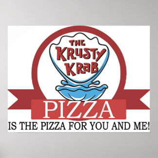 De Krusty Krab Pizza Poster