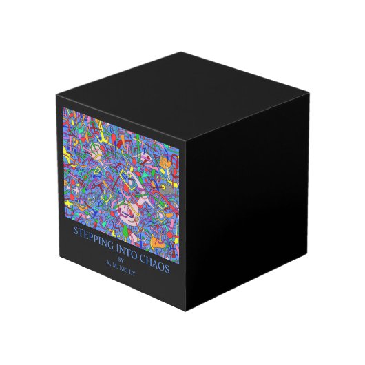 De kubus - Art Title - STEPPING IN CHAOS (Voorkant hoekig)