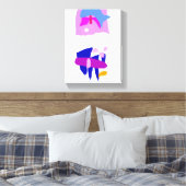 De kunst opslaan canvas afdruk (Insitu (Slaapkamer))