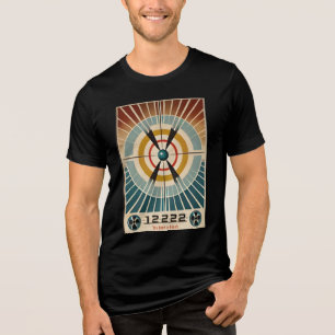 De kunst uit het atoomtijdperk van de vorige eeuw Tri-Blend shirt