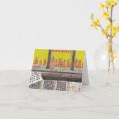 DE KUNST VAN CHOCOLAT NOTECARD KAART (Gele Bloem)