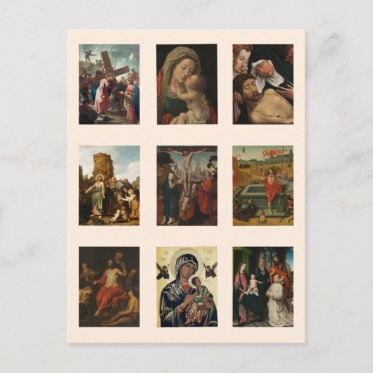 De kunst van Christus Briefkaart (Voorkant)