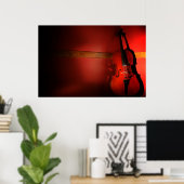 De kunst van de Cello Poster (Thuiskantoor)