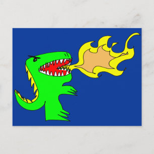 De Kunst van de dinosaurus of van de Draak door Briefkaart