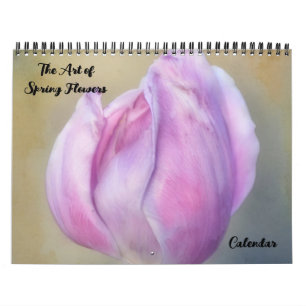 De kunst van de lente bloemen kalender