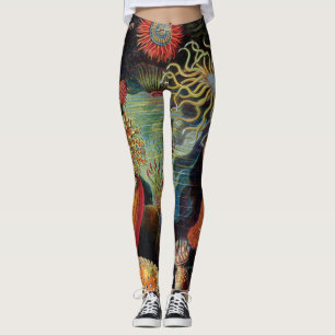 De kunst van de Natuur door Ernst Haeckel Leggings