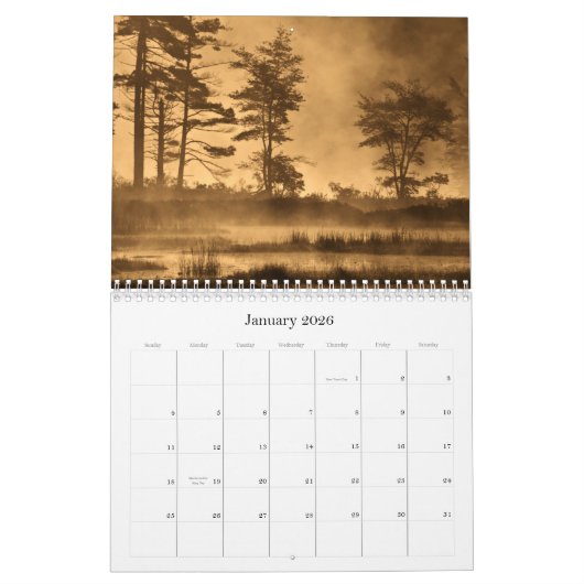De kunst van de Natuur Kalender (Jan 2026)
