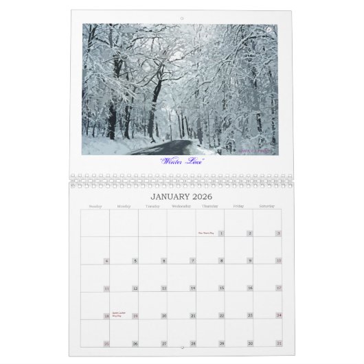"De kunst van de Natuur" Kalender (Jan 2026)