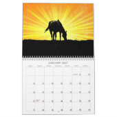 De kunst van de paardenkalender kalender (Jan 2027)
