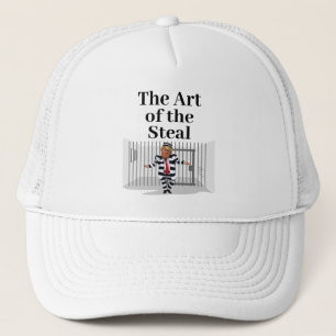 De kunst van de Steal Trump Trucker Hoed Pet
