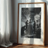 De kunst van elegantie: een klassieke couture poster