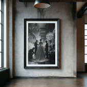 De kunst van elegantie: een klassieke couture poster