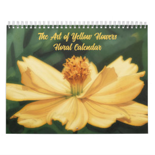 De Kunst van Gele Bloemen Bloemencalender Kalender