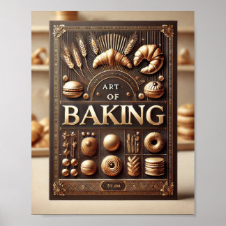 De kunst van het bakken poster