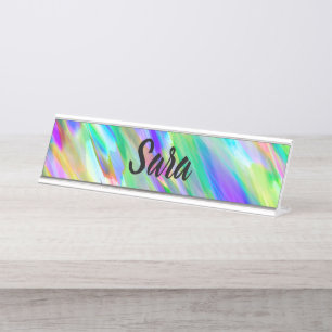 De kunst van het Bord van de Naam van het bureau Naambordje