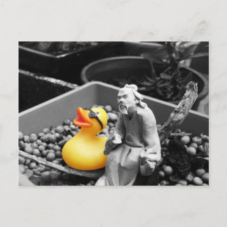 'De kunst van het Briefkaart van Zen' Rubber Duck