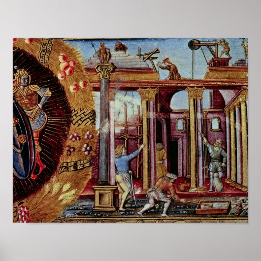 De kunst van het gebouw poster (Voorkant)