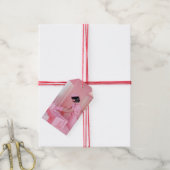 De kunst van het roze cadeauverpakking cadeaulabel (Met Touw)