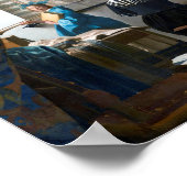 De kunst van het schilderen, Johannes Vermeer Poster (Hoek)