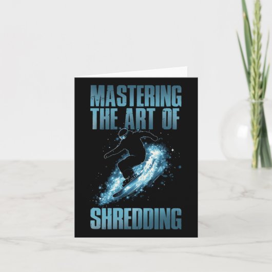 De kunst van het shredderen kaart (Voorkant)