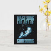 De kunst van het shredderen kaart (Gele Bloem)
