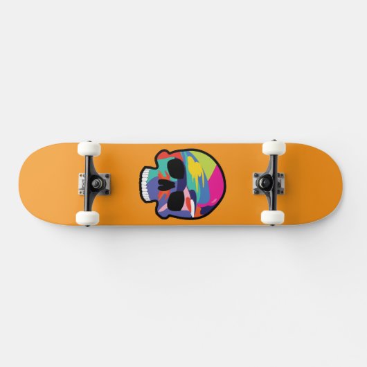 De kunst van het skelet skateboard (Horizontaal)