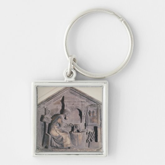 De kunst van het smeden, hexagonale decoratieve sleutelhanger (Voorkant)