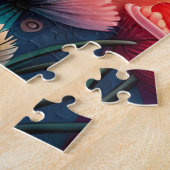 De kunst van het surrealisme in het geraffineerde  legpuzzel (Zijkant)