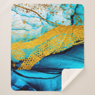 De kunst van het zee en de luxe van het leven. Mas Sherpa Deken