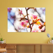De Kunst van Kersenbloesem op een Zonnige Dag Canvas Afdruk (Insitu (Woonkamer))