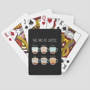 De kunst van koffie - Soorten & verhoudingen gids Pokerkaarten