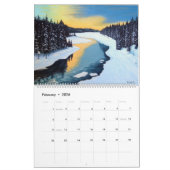 De kunst van Rick Gallant Kalender (Feb 2026)
