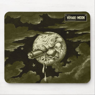 De kunst van *Voyage naar de maan* Mousepad Muismat