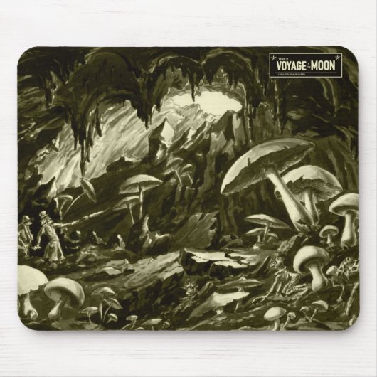 De kunst van *Voyage naar de maan* Mousepad Muismat (Voorkant)