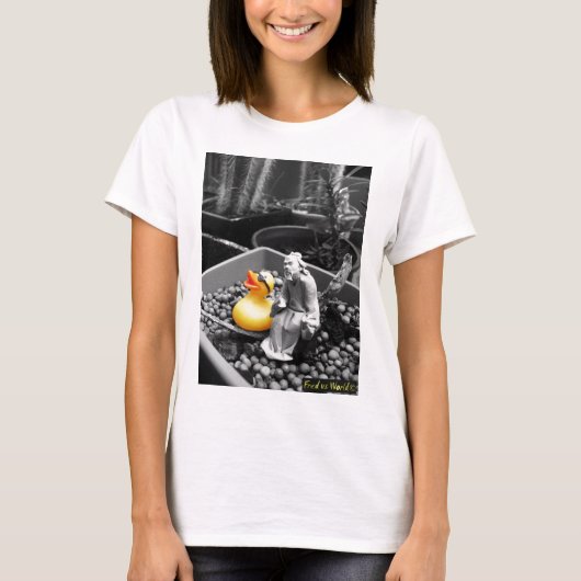 'De kunst van Zen' Rubber Duck Tshirt (Voorkant)