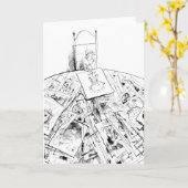 De kunstenaar als Koord van het Jonge Man Kaart (Gele Bloem)