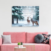 De kunstenaar gedicht Canvas Print (Insitu (Woonkamer))