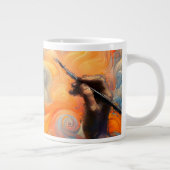 De kunstenaar van de hemel extra grote beker (Rechts)