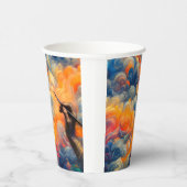 De kunstenaar van de hemel papieren bekers (Rechts)